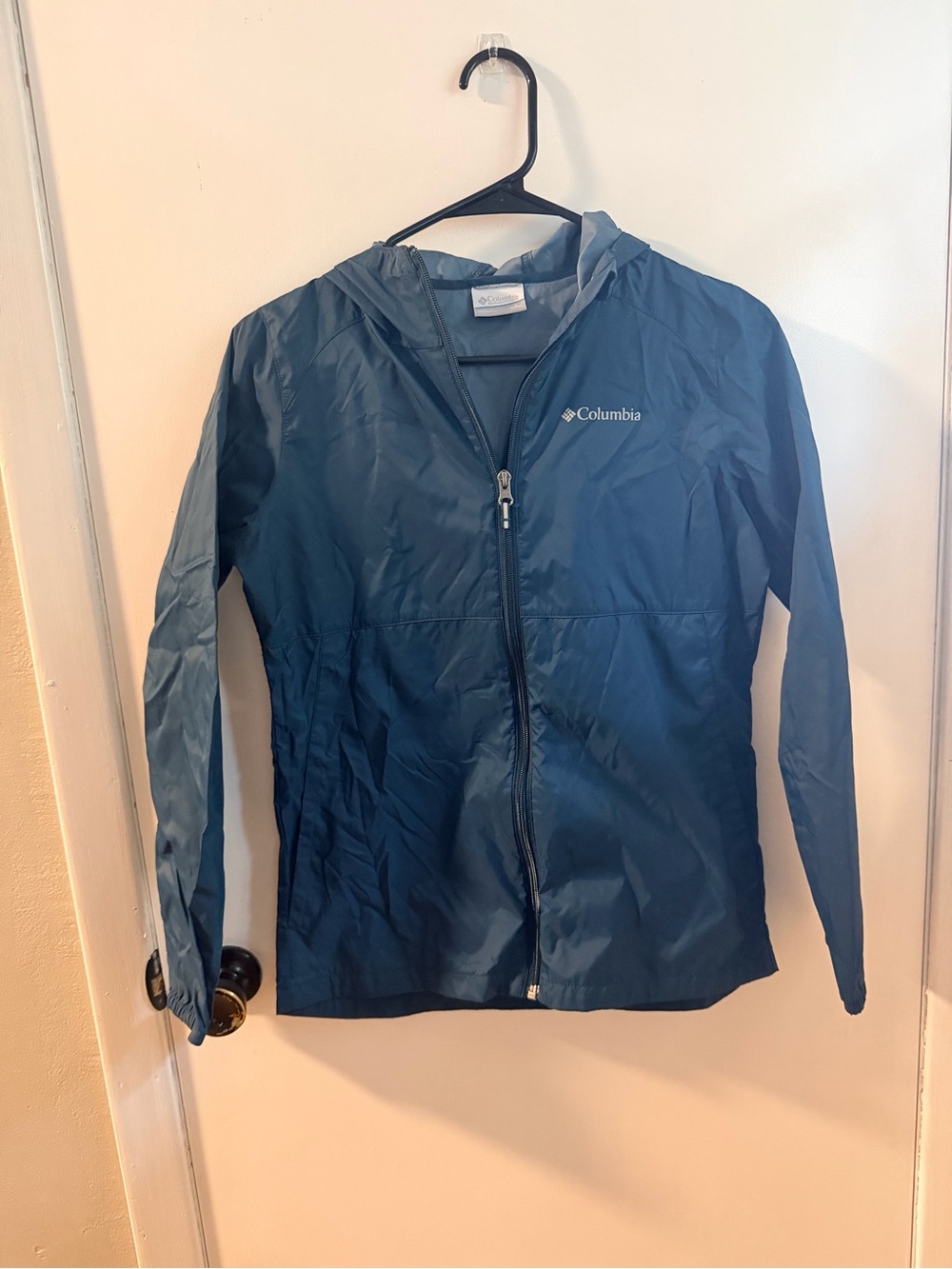 Columbia Kids Rain Jacket Teal Blue